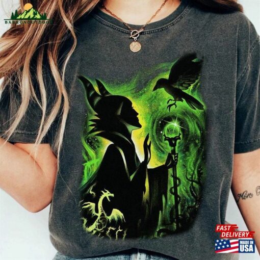 Retro Maleficent Shirt Sleeping Beauty Disney Halloween Sweatshirt Unisex