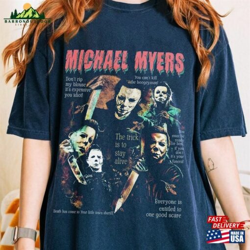 Retro Michael Myers Shirt Vintage Halloween 90S Hoodie Classic