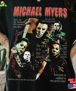 Retro Michael Myers Shirt Vintage Halloween 90S Hoodie Classic