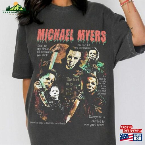 Retro Michael Myers Shirt Vintage Halloween 90S Hoodie Classic