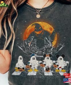 Retro Mickey And Friend Ghost Comfort Colors Shirt Oogie Boogie Pumpkin Hoodie Classic