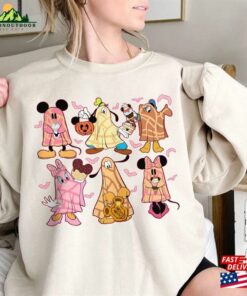 Retro Mickey And Friends Ghost Halloween Shirt Disney Ballon Comfort Colors Disneyland Sweatshirt Hoodie