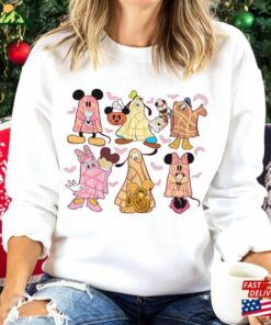 Retro Mickey And Friends Ghost Halloween Shirt Disney Ballon Comfort Colors Disneyland T-Shirt Classic
