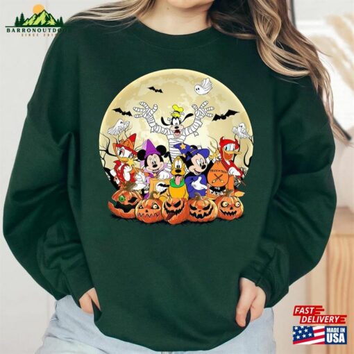 Retro Mickey And Friends Halloween Shirt Disneyworld 2023 T-Shirt Hoodie