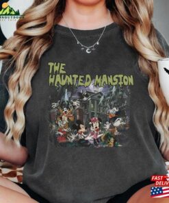 Retro Mickey Friends Haunted Mansion Shirt Comfort Colors(r) Disney Halloween Classic Hoodie 4