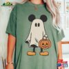 Retro Mickey Ghost Halloween Comfort Colors Shirt Spooky Season Not So Scary Classic Hoodie