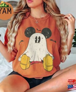 Retro Mickey Ghost Halloween Comfort Colors Shirt Spooky Season Sweatshirt Classic Retro Mickey Ghost Halloween Comfort Colors Shirt Spooky Season Sweatshirt Classic