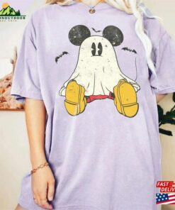 Retro Mickey Ghost Halloween Comfort Colors Shirt Spooky Season Sweatshirt Classic 4