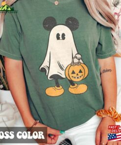 Retro Mickey Ghost Halloween Comfort Colors Shirt Unisex Classic