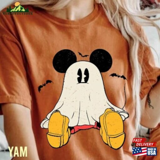 Retro Mickey Ghost Halloween Comfort Colors Shirt’s Not So Scary Party Unisex T-Shirt