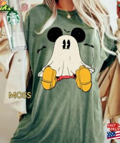 Retro Mickey Ghost Halloween Comfort Colors Shirts Not So Scary Party Unisex T Shirt 3