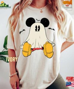 Retro Mickey Ghost Halloween Comfort Colors Shirts Not So Scary Party Unisex T Shirt 4