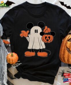 Retro Mickey Ghost Spooky Season Shirt Classic Unisex 4