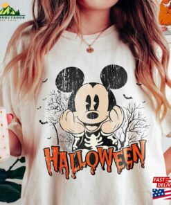 Retro Mickey Halloween Comfort Color Shirt Disneyland 2023 Sweatshirt T-Shirt