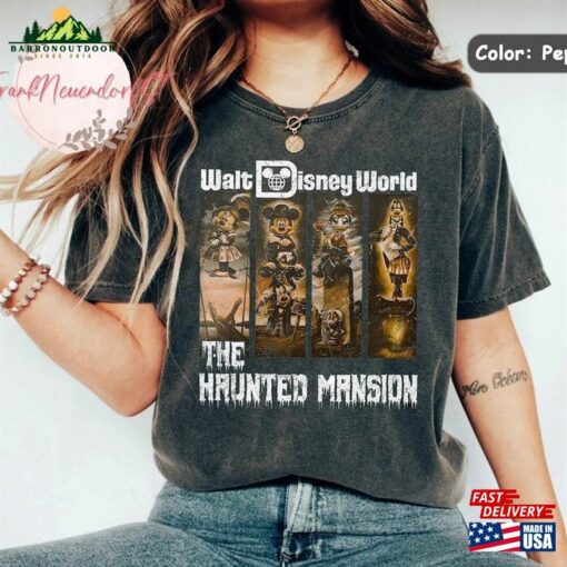 Retro Mickey Haunted Mansion Shirt Disney Halloween Classic Hoodie