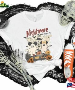 Retro Mickey Minnie Halloween Shirt Nightmare On The Main Street 2023 Unisex T Shirt 3