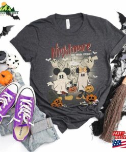 Retro Mickey Minnie Halloween Shirt Nightmare On The Main Street 2023 Unisex T Shirt 4