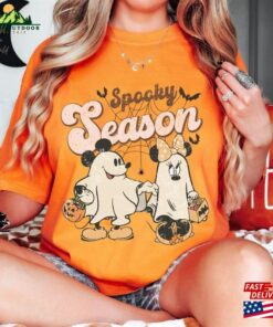 Retro Mickey Minnie Halloween Shirt Spooky Season Disney Hoodie Classic Retro Mickey Minnie Halloween Shirt Spooky Season Disney Hoodie Classic