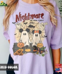 Retro Mickey Minnie Halloween Shirt Vintage Nightmare On The Main Street Disney Ghost Unisex T-Shirt 3 Retro Mickey Minnie Halloween Shirt Vintage Nightmare On The Main Street Disney Ghost Unisex T Shirt 4