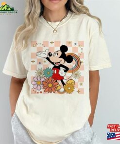 Retro Mickey Mouse Floral Shirt Vintage Minnie Classic Sweatshirt