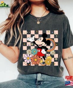 Retro Mickey Mouse Floral Shirt Vintage Minnie Classic Sweatshirt 2 Retro Mickey Mouse Floral Shirt Vintage Minnie Classic Sweatshirt 3