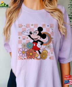 Retro Mickey Mouse Floral Shirt Vintage Minnie Classic Sweatshirt 3 Retro Mickey Mouse Floral Shirt Vintage Minnie Classic Sweatshirt 4