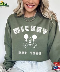 Retro Mickey Mouse Sweatshirt Vintage Minnie Shirt Disneyworld Shirts Classic 4