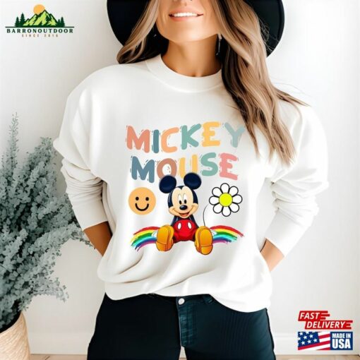 Retro Mickey Mouse Sweatshirt Vintage Minnie Shirt Disneyworld Shirts Classic Hoodie