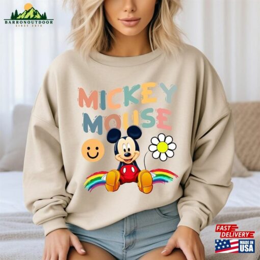 Retro Mickey Mouse Sweatshirt Vintage Minnie Shirt Disneyworld Shirts Classic Hoodie