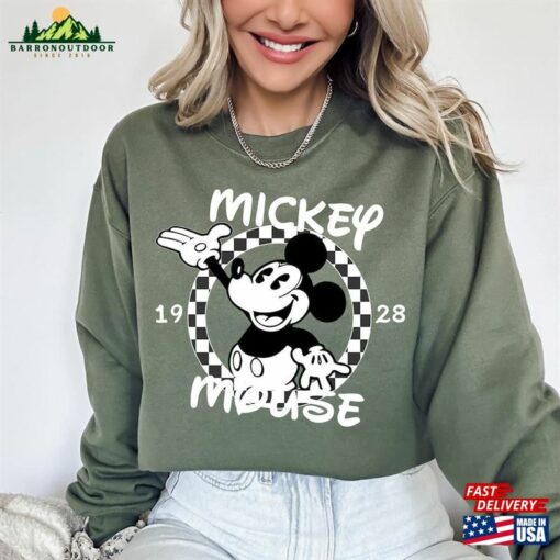 Retro Mickey Mouse Sweatshirt Vintage Minnie Shirt Disneyworld Shirts Hoodie T-Shirt