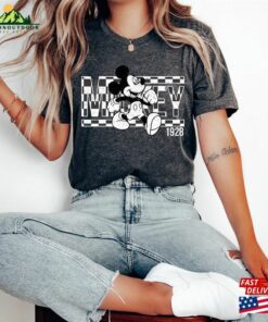 Retro Mickey Mouse Sweatshirt Vintage Minnie Shirt Disneyworld Shirts T Shirt Classic 4