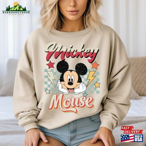 Retro Mickey Mouse Sweatshirt Vintage Minnie Shirt Disneyworld Shirts Unisex T-Shirt