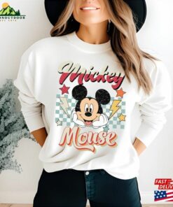 Retro Mickey Mouse Sweatshirt Vintage Minnie Shirt Disneyworld Shirts Unisex T Shirt 3