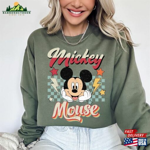 Retro Mickey Mouse Sweatshirt Vintage Minnie Shirt Disneyworld Shirts Unisex T-Shirt