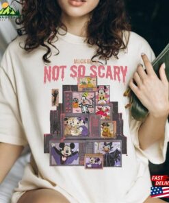 Retro Mickey Not So Scary Halloween Shirt And Friends T-Shirt Tee Birthday Gift Funny Sweatshirt Hoodie