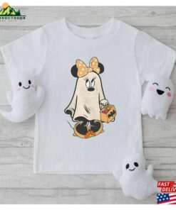 Retro Minnie Ghost Halloween Comfort Color Shirt Mickeys Not So Scary T Shirt Spooky Season Classic 3