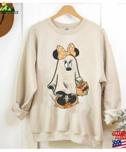 Retro Minnie Ghost Halloween Comfort Color Shirt Mickeys Not So Scary T Shirt Spooky Season Classic 4
