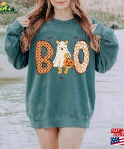 Retro Pooh Boo Spooky Season Comfort Colors Shirt Disney Mickey Classic Sweatshirt