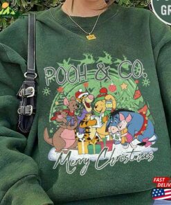 Retro Pooh Co Merry Christmas Shirt Winnie And Friends Sweatshirt Unisex Retro Pooh Co Merry Christmas Shirt Winnie And Friends Sweatshirt Unisex