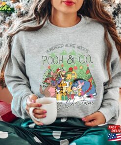 Retro Pooh Co Merry Christmas Shirt Winnie And Friends Sweatshirt Unisex 3