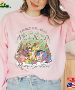 Retro Pooh Co Merry Christmas Shirt Winnie And Friends Sweatshirt Unisex 4