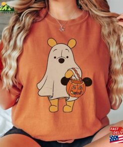 Retro Pooh Ghost Halloween Comfort Colors Shirt Disney Spooky Season Mickey Classic T-Shirt Retro Pooh Ghost Halloween Comfort Colors Shirt Disney Spooky Season Mickey Classic T-Shirt
