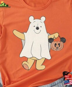 Retro Pooh Ghost Halloween Comfort Colors Shirt Disney Spooky Season Mickey Classic Unisex