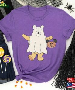 Retro Pooh Ghost Halloween Comfort Colors Shirt Disney Spooky Season Mickey Classic Unisex 3