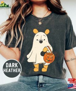 Retro Pooh Ghost Halloween Comfort Colors Shirt Disney Spooky Season Mickey Hoodie Sweatshirt 4