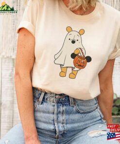 Retro Pooh Ghost Halloween Shirt Disney Spooky Season Mickey Classic T-Shirt 3 Retro Pooh Ghost Halloween Shirt Disney Spooky Season Mickey Classic T Shirt 4