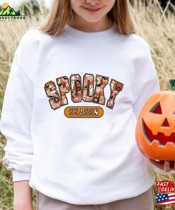 Retro Spooky Season Sweatshirt Gift For Halloween Cute Party Hoodie