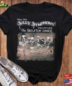 Retro Symphony Skeleton Dancing Halloween T-Shirt Shirt Music Not So Scary Party Sweatshirt