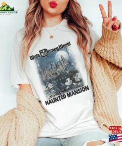 Retro The Haunted Mansion Comfort Color Shirt Mickey And Friends In T Shirt Disney Halloween Party Unisex Classic 4