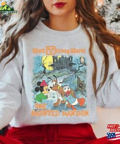 Retro The Haunted Mansion Shirt Disneyland Halloween Tee Sweatshirt Hoodie